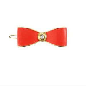 Henri Bendel Enamel Bow Hair Barrette